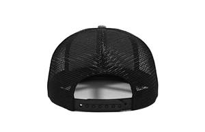 Sombrero hecho en Vietnam, sombrero de camionero de malla de pana de 5 paneles con ala plana personalizado OEM, estilo diario clásico y elegante para adultos - Product Image 5