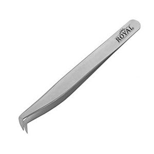 Pince à épiler professionnelle japonaise pour extensions de cils, à pointe en fibre, droite et courbée, pour volume et isolation, ensemble de pinces à cils - Product Image 6