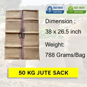 Sacos de Yute Ecológicos de Grado Alimenticio de 96x68 cm, 788 g, 60 kg, para Empaque Agrícola, Venta al por Mayor, Goodman Global Bangladesh - Product Image 2