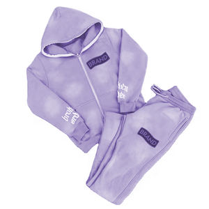 Pantalon de survêtement, tenue de jogging, ensemble sweat à capuche 100% coton pour hommes, sweat à capuche imprimé bouffant, ensemble deux pièces de vêtements de sport, meilleure vente - Product Image 5