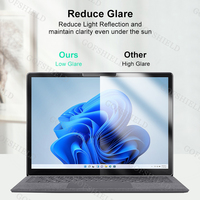 Protection d'écran anti-reflet AR anti-éblouissement en gros pour Surface Laptop 7 13.8, film PET haute transparence résistant aux rayures