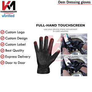 Gants en cuir classiques de qualité supérieure pour les mariages, les soirées et les occasions spéciales Doublure douce Gants de mode en gros - Product Image 2