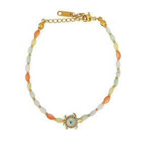 Bracelet en cristal de mode avec œil maléfique, accessoires élégants en cristal - Product Image 1