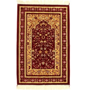 Alfombra de oración islámica Jaenamaz, alfombrillas de oración portátiles 2025, alfombra de oración plegable bordada árabe, alfombrillas de oración musulmanas de viaje, MOQ bajo - Product Image 5