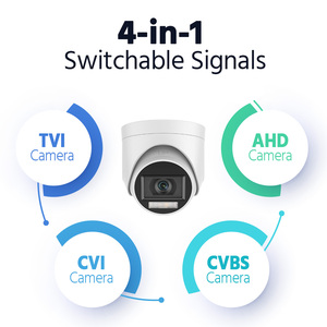 Annke 3K 5MP 4 cái thiết lập cho nhà và kinh doanh giám sát TVI Analog CCTV Camera thông minh kép ánh sáng Microphone Camera An Ninh - Product Image 6