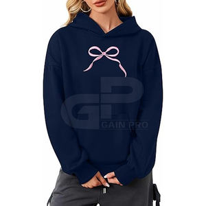 Sweats à capuche surdimensionnés pour femmes 2025 avec design épaules tombantes et tissu intérieur doux - Product Image 2