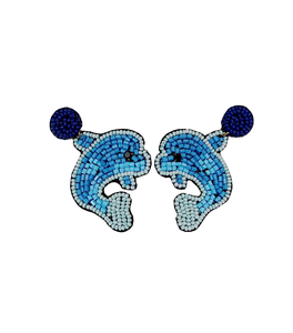 Classic Boho Handmade Seed Bead <b>Stud</b> <b>Earrings</b> Colorful Indian <b>Fashion</b> Jewelry for Women and Girls for Parties and Gifts - Product Image 1