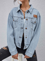 2024 meilleur prix OEM femmes conception personnalisée couleur Denim 100% coton Jean vestes pour femmes du Pakistan bonne qualité usine directe