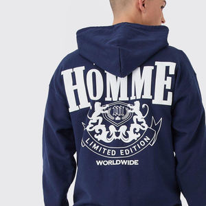 2025 nouvelle mode qualité supérieure poids lourd bouffée impression sweat à capuche pour garçons à manches longues hiver Street Wear - Product Image 5