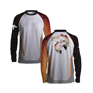 Diseño personalizado Sublimación Pesca Rash Guard UPF 50 Camisetas de manga larga Jersey Ropa elegante Camisa de pesca de manga larga de secado rápido - Product Image 1