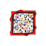 Luxury Satin Silk Leopard Pattern <b>Scarf</b>-Medium Length Stylish Designer Accessory for Spring & Winter - Product Image 3