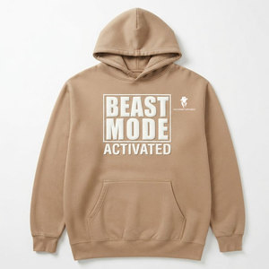 Fournisseur de vêtements décontractés modernes pour hommes, sweats à capuche en coton mélangé avec impression en relief, tissu doux, style hiver - Product Image 1