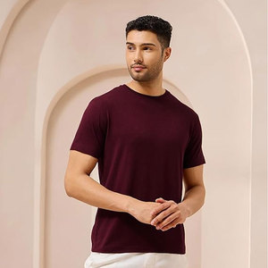 Camiseta Clásica de Algodón para Hombre, Fabricación India, Tacto Suave, Corte Holgado, Perfecta para Uso Diario - Product Image 5