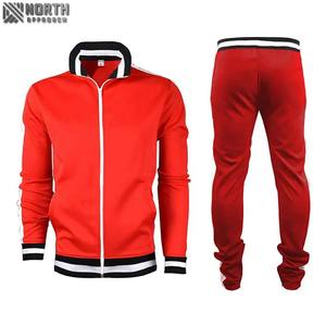 Nueva moda invierno sólido 2 piezas con capucha pantalones cortos conjunto ropa de calle en blanco cuarto Zip Wind Breaker algodón Chándal fútbol - Product Image 4