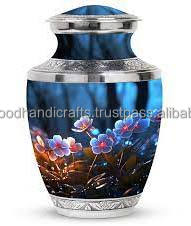 Venta caliente de alta calidad hermoso diseño latón adultos urnas de cremación para cenizas urnas hechas a mano urnas funerarias - Product Image 5