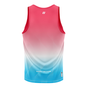Unisex Custom Breathable Gradient <b>Running</b> Tank Top <b>Singlet</b> OEM & ODM Seamless Sportswear & Activewear Vietnam Printed Uniform - Product Image 2