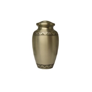 Nueva Venta de urna de cremación humana para adultos de estilo americano tradicional cenizas de Metal Memorial funerario forma de tamaño personalizado - Product Image 5