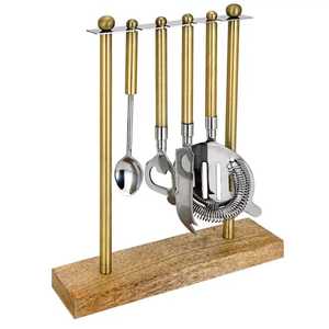 Ensemble d'outils de bar plaqué argent de qualité supérieure pour événements et fêtes ensemble d'outils de bar fabriqué en Inde - Product Image 1