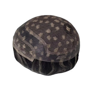 Perruque et toupet 100% cheveux humains, cheveux vierges chinois Remy, prothèse Taz Hair BD Lace Front Water Wave - Product Image 1