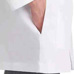 Blouse de laboratoire blanche à manches longues de qualité supérieure, coupe confortable, avec poches spacieuses, vêtements de protection médicale - Product Image 3