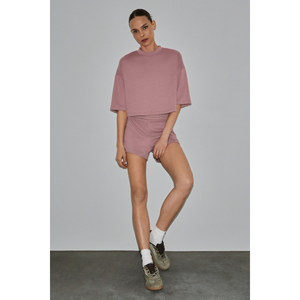 Shorts décontractés pour femmes GRIMELANGE PETAL en tissu extensible à taille élastique - Product Image 5