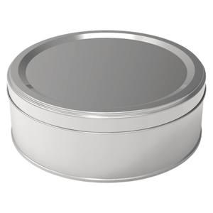 Boîte ronde en métal Halva ⌀ 175 x H50 mm 1 lt Couvercle coulissant - Product Image 1