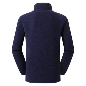 เสื้อแจ็คเก็ตผ้าฟลีซสำหรับผู้ชายฤดูหนาว สีพื้น ดีไซน์มีฮู้ด เหมาะสำหรับใส่กลางแจ้งและสวมใส่ลำลอง - Product Image 2