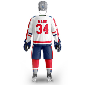Uniformes de hockey sur glace respirants sur mesure, 100% polyester, dernier design, meilleure vente, unisexe, fabriqué au Pakistan - Product Image 5