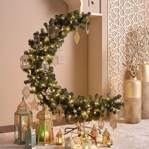 โคมไฟหลุมฝังศพอลูมิเนียมที่มีแม่ลายใบไม้ออกแบบสีได้เองทั้งในร่มและกลางแจ้งบ้านและสวนฟ้าผ่าดีไซน์คลาสสิก - Product Image 5