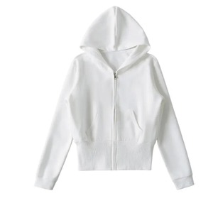 Sudadera con capucha y detalle de cordón Sudadera con capucha clásica con puños acanalados - Product Image 3