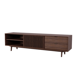 Console multimédia en bois massif 100% de conception naturelle moderne, fabriquée en Indonésie, pour appartement, salon et hôtel - Product Image 4