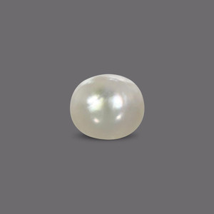 ไข่มุกบาสรา 2.14 กะรัต ไข่มุกน้ำจืดธรรมชาติทรงบาร็อค สีขาว - Product Image 1