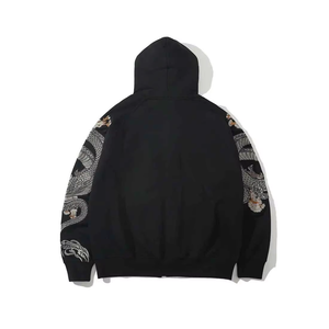 เสื้อฮู้ดซิปแฟชั่นสตรีทแวร์  โลโก้สั่งทำ  ผ้าฟลีซเนื้อนุ่ม  น้ำหนักเบา  อุ่นสบาย  ใส่ได้ทั้งชายและหญิง  สีพื้น  สำหรับฤดูหนาว - Product Image 4