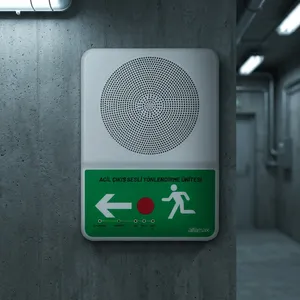 Unité de Guidage Vocal d'Urgence Alfamax 30W, Système d'Évacuation Intégré pour Alarme Incendie, Classe IP40, Autonomie de 3-5 Heures pour Couloirs d'Escalier - Product Image 1