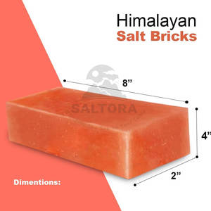 Azulejos de sal de 1x4x8 pulgadas de alta calidad Embalaje personalizado Azulejos de sal de 1x4x8 pulgadas 100% Azulejos de sal naturales de 1x4x8 pulgadas - Product Image 3