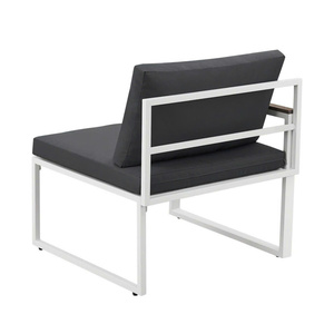 High-Quality Patio Set Outdoor Furniture <b>Grey</b> Colour Outdoor Furniture Carton Packaging Bari Set Steel <b>Frame</b> From Vietnam - Product Image 5