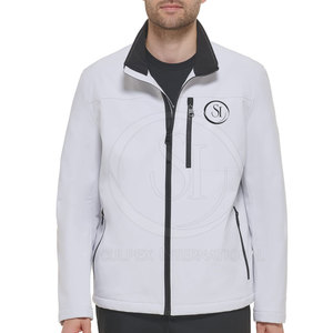 Best Selling <b>Warm</b> Softshell Winter <b>Jacket</b> for Men Stand Collar Custom Logo High Street Style <b>Waterproof</b> Breathable Eco-Friendly - Product Image 1