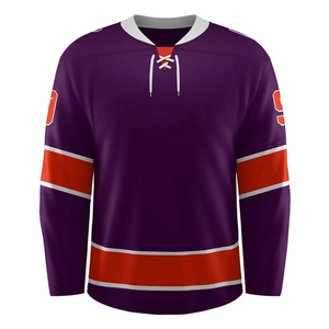 Nouveau maillot de hockey sur glace surdimensionné respirant de qualité supérieure, léger, fabriqué en usine, respirant, maillot de sport de hockey sur glace - Product Image 6
