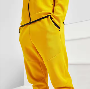 Chándal de invierno informal de algodón 100% de alta demanda Patrón sólido transpirable con ajuste cómodo para uso diario - Product Image 5