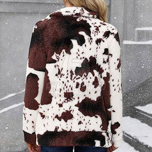 Veste en cuir de vachette pour femmes de haute qualité, tricotée pour l'hiver, faible MOQ, nouvelle arrivée - Product Image 2