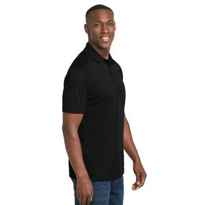 เสื้อโปโลผ้าฝ้ายคุณภาพสูง 100% รับสั่งทำ ปักโลโก้ OEM แบบเรียบ - Product Image 3