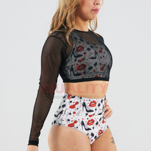 ชุดฝึกออกกำลังกายท่อนบนและล่างสำหรับเด็กหญิงและผู้ใหญ่ชุดฝึกเต้นเสาสี2025สำหรับโชว์และเวที - Product Image 1