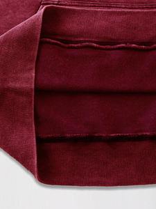 Mens oversized streetwear Distressed embroidery hoodie heavy weight drop <b>shoulder</b> style acid wash casual wear urban fashion - Product Image 4