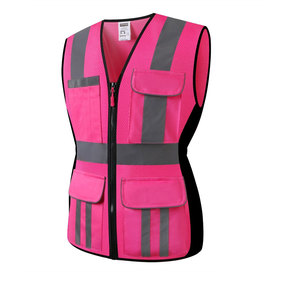 Chaleco de Seguridad Vial Impermeable de Alta Visibilidad Unisex a Precio Económico, Servicio OEM, Logotipo Personalizado, Construcción de Malla Transpirable, Chaleco de Trabajo - Product Image 3