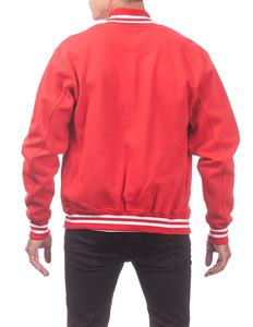 2025 última moda al por mayor abrigo de invierno Reversible ligero algodón Real polar bordado cuello levantado Varsity chaqueta de béisbol - Product Image 3