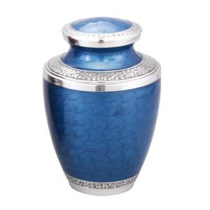 High Quality Aluminium Adult Cremation Urns With Engraving Pewter And Black Finished Metal <b>Funeral</b> <b>Supplies</b> For Human Ashes - Product Image 4