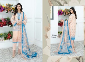 Vente chaude pakistanaise coton/pelouse Shalwar Kameez costumes robes femmes coton/pelouse costumes vêtements d'été femmes vêtements - Product Image 6