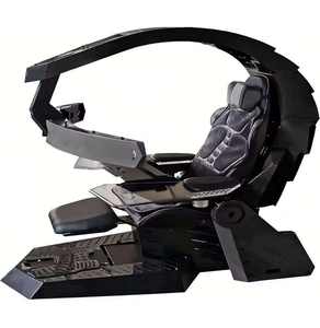 Chaise de jeu de course Zero Gravityy originale avec massage et réglage en hauteur, prête à être expédiée - Product Image 1