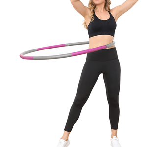 Flexible Comfortable <strong>Fitness</strong> <strong>Hoop</strong> Smart <strong>Hula</strong> Circle Ring for Family Fun Activities and Waist Training for Sport <strong>Hoops</strong> - Product Image 5