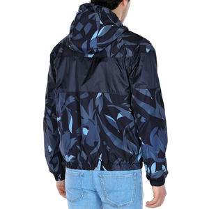 2025 personnalisé hommes High Street hiver veste de haute qualité imperméable laine Nylon coupe-vent polaire doublure à capuche col montant - Product Image 2